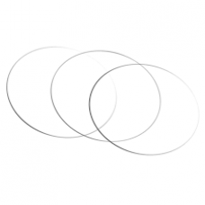 Set 10 x disc plexiglas transparent, diametru 100mm